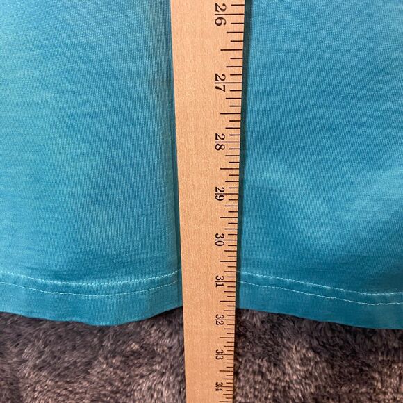 Travis Mathew Polo Shirt Mens 2XL XXL Light Blue Performance Timberstone Golf - Picture 7 of 11